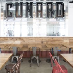 Cunard Tavern - Empty dining room.