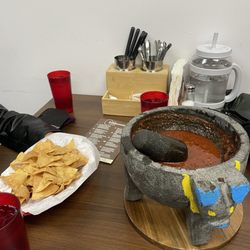 Salsa Oaxaqueña - In house made salsa and chips.