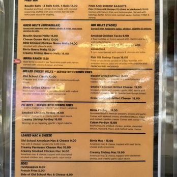 403 EATS - Mega Meltz menu - Food Trucks Near Me - Tomball, Texas