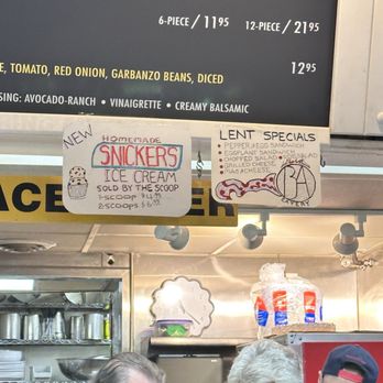 Big Ange's Eatery - All the ice creams are homemade and they had Snickers today - Sandwiches Near Me - Arlington Heights, Illinois