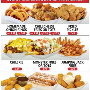 Bumpers Drive-In - a menu for a restaurant - Fast Food Near Me - Macon, Mississippi