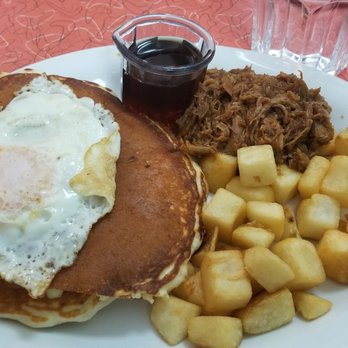 Lucy's Eastside Diner - Pulled pork pancakes - Diners Near Me - Vancouver, British Columbia Lucy's Eastside Diner - Pulled pork pancakes - Diners Near Me - Vancouver, British Columbia