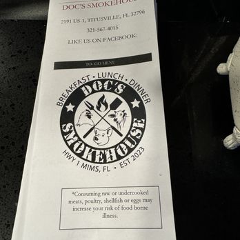 Doc’s Smokehouse - Barbeque Near Me - Titusville, Florida