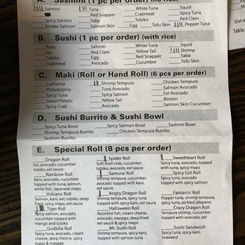 Mr Sushi - Menu - Sushi Bars Near Me - Cherry Hill, New Jersey Mr Sushi - Menu - Sushi Bars Near Me - Cherry Hill, New Jersey