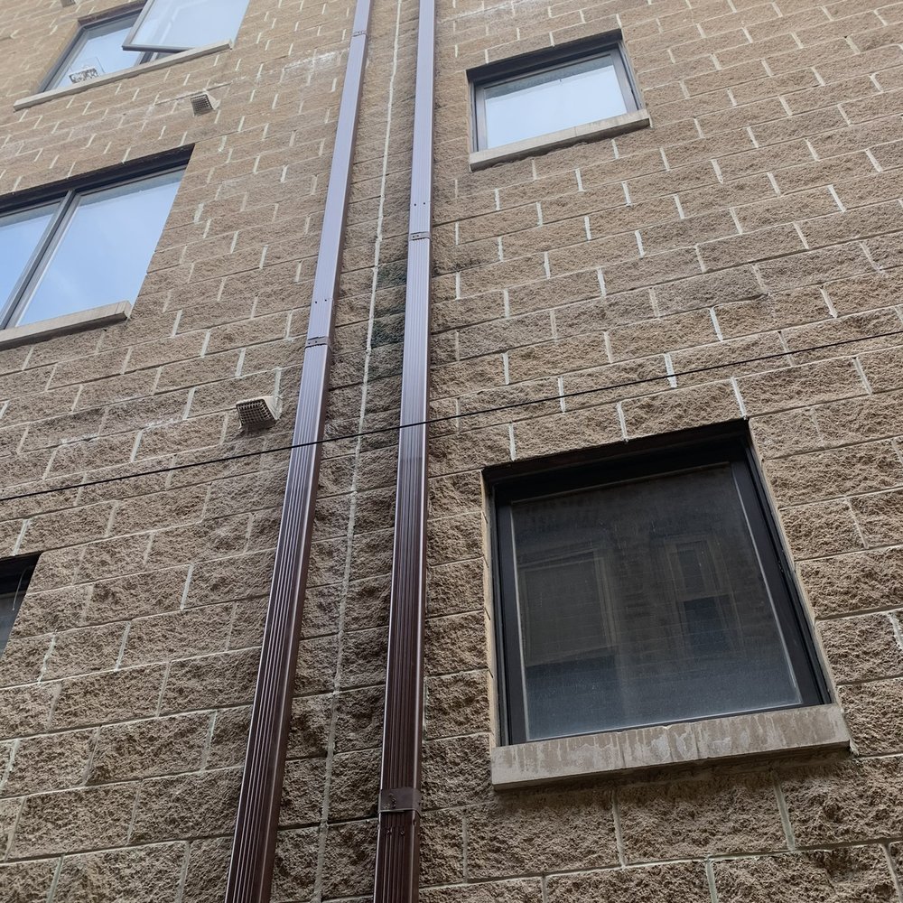 Rico’s Roofing & Siding - Newly installed downspouts - Gutter Services Near Me Rico’s Roofing & Siding - Newly installed downspouts - Gutter Services Near Me