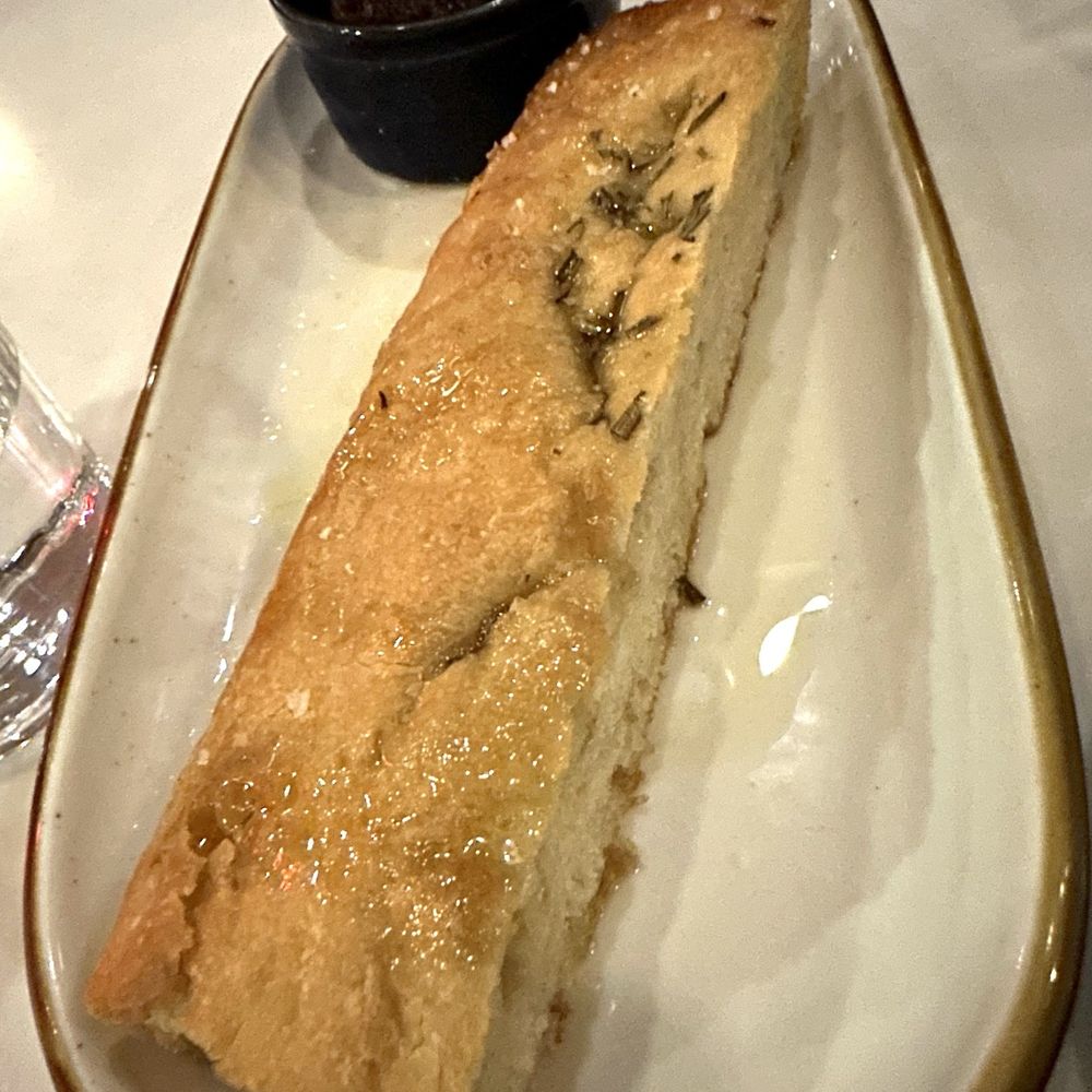 Fred - Focaccia w/ red onion agrodolce - New American Near Me - Providence, Rhode Island