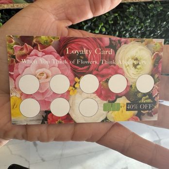 Flower Lobby - Back of business card for your stamps - Home Decor Near Me - Antioch, California Flower Lobby - Back of business card for your stamps - Home Decor Near Me - Antioch, California