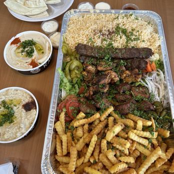 DFW Kabab & Gyro - Small Family Combo - Mediterranean Near Me - Grapevine, Texas