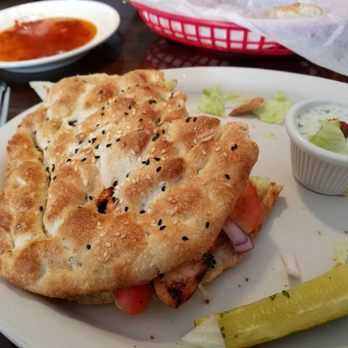 Bosphorus - Chicken sandwich. Chicken was grilled. - Turkish Near Me - Cary, North Carolina Bosphorus - Chicken sandwich. Chicken was grilled. - Turkish Near Me - Cary, North Carolina