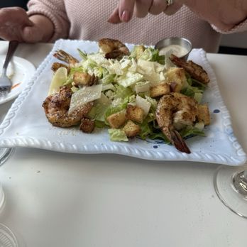 The Pier - Caesar Salad with grilled shrimp - Seafood Near Me - Park Ridge, New Jersey