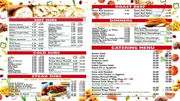 Menu photo 1 Grand Slam Pizza & Roast Beef Canton, MA Menu photo 1 Grand Slam Pizza & Roast Beef Canton, MA