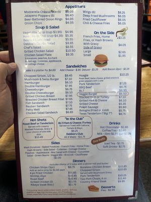 Menu photo 3 Debbie's Restaurant Dayton, OH
