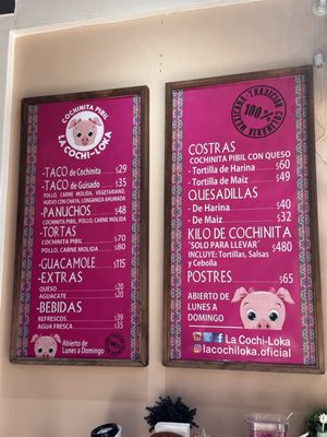 Menu photo 2 La Cochi-Loka Playa del Carmen, ROO Menu photo 2 La Cochi-Loka Playa del Carmen, ROO