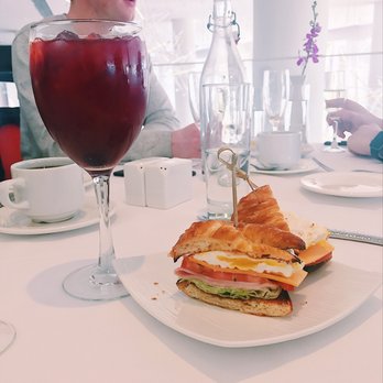 Sequoia - Red sangria & Ham, egg and cheese croissant - New American Near Me - Washington, DC, District of Columbia Sequoia - Red sangria & Ham, egg and cheese croissant - New American Near Me - Washington, DC, District of Columbia