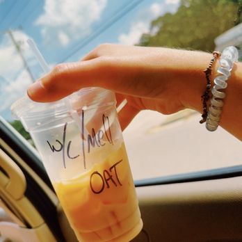 Muddy Waters Coffeehouse - Iced Cold Brew - 20 oz. Oat milk White chocolate Caramel - Coffee & Tea Near Me - Elizabeth City, North Carolina Muddy Waters Coffeehouse - Iced Cold Brew - 20 oz. Oat milk White chocolate Caramel - Coffee & Tea Near Me - Elizabeth City, North Carolina