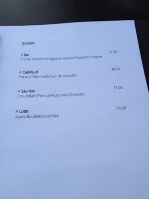 Menu photo 7 Charlotte Uccle, BRU