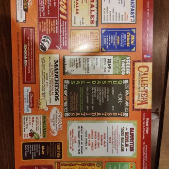 Calle Tepa - Menu - Mexican Near Me - Tucson, Arizona