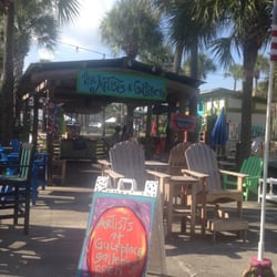 Artists At Gulf Place - Has right small artist cabins with a varied selection of beach art from local artists.