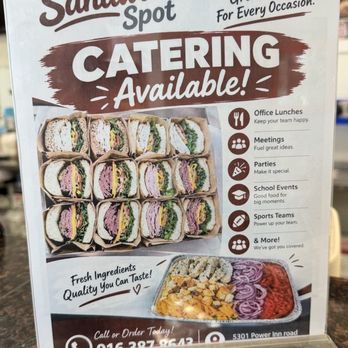 The Sandwich Spot - Catering menu - Sandwiches Near Me - Sacramento, California The Sandwich Spot - Catering menu - Sandwiches Near Me - Sacramento, California