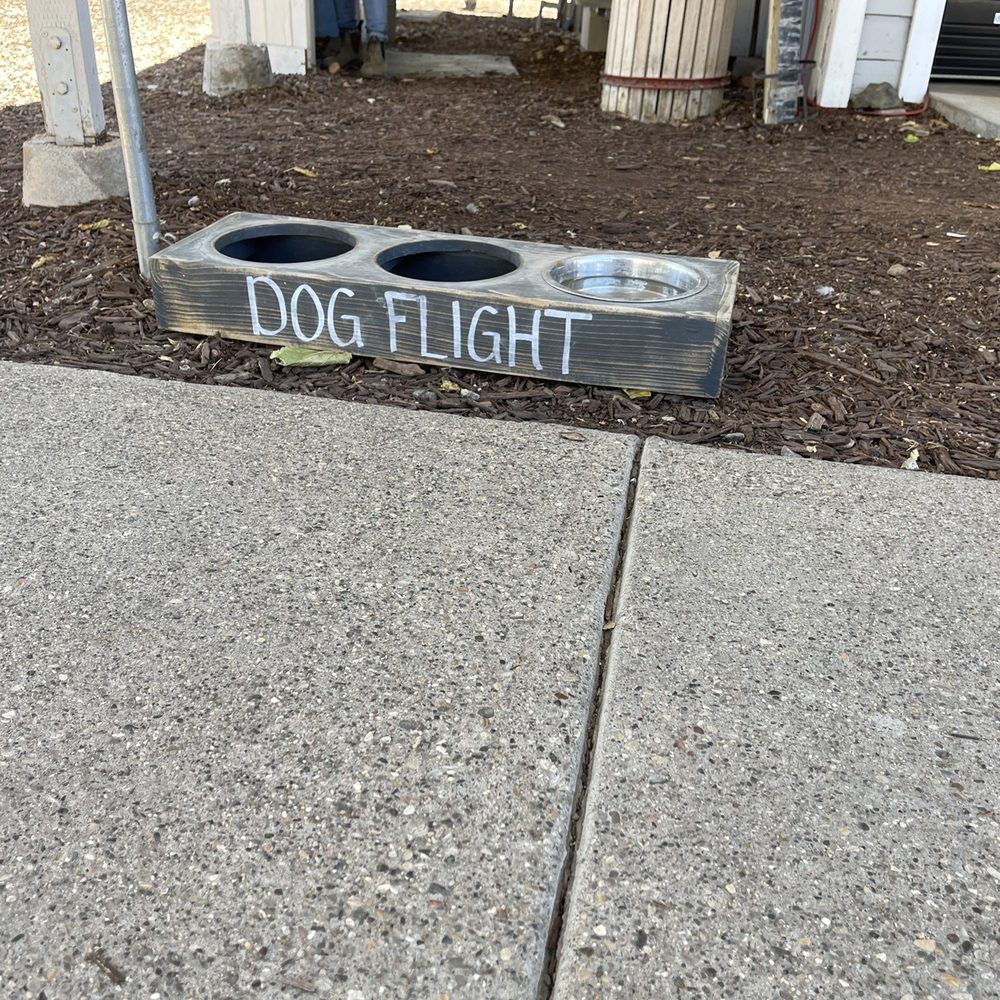 Hitching Post Wines - Dog flight water bowls! So cute. - Wine Tasting Room Near Me - Buellton, California Hitching Post Wines - Dog flight water bowls! So cute. - Wine Tasting Room Near Me - Buellton, California