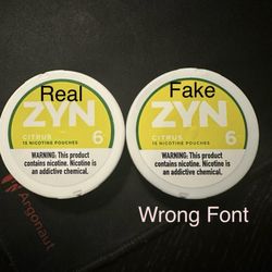 Opdyke Shell - Too Bold of font in the fake.
