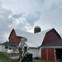 Southwest Michigan Roofing and Construction - Metal Roof Barn Project