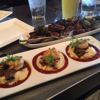 Hubbard Grille - Apps-short rib & shrimp and brussel sprouts - New American Near Me - Columbus, Ohio Hubbard Grille - Apps-short rib & shrimp and brussel sprouts - New American Near Me - Columbus, Ohio
