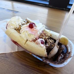 Banana split. Banana split.
