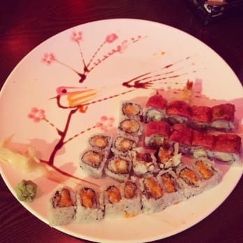 Sushi 99 - spicy salmon roll, shrimp tempura roll, and jax roll. - Japanese Near Me - Orlando, Florida