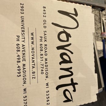 Novanta - Important info! - Pizza Near Me - Madison, Wisconsin