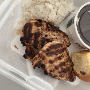 Pollo Tropical - Boneless Platter - Rice & Beans (burned) - Fast Food Near Me - Miami Lakes, Florida