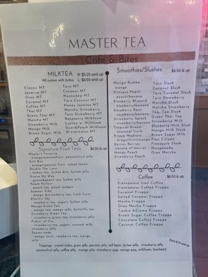 Menu photo 3 Master Tea Cafe & Bites Greensboro, NC