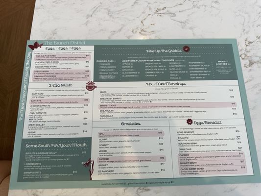 Menu photo 6 The Brunch District McKinney, TX Menu photo 6 The Brunch District McKinney, TX