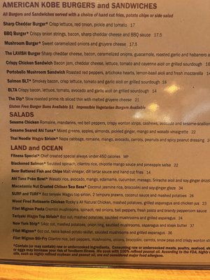Menu photo 4 Land Ocean Restaurant Meridian Meridian, ID