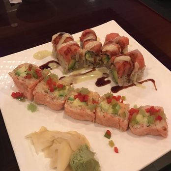 Ocha - The roll at the bottom of the dish is the Park avenue roll. Do not get it. We sent it back - awful fishiness of the roll...boo!! - Sushi Bars Near Me - Caldwell, New Jersey Ocha - The roll at the bottom of the dish is the Park avenue roll. Do not get it. We sent it back - awful fishiness of the roll...boo!! - Sushi Bars Near Me - Caldwell, New Jersey