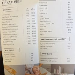 Price list
