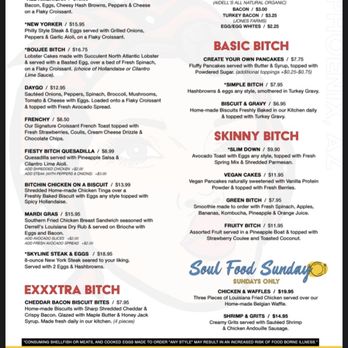 Breakfast Bitch - Menu - Breakfast & Brunch Near Me - Phoenix, Arizona