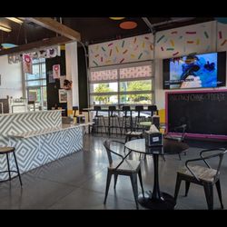 Gozo’s Ice Cream - Dining area indoors