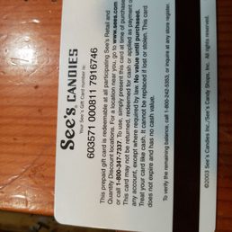 The back of my gift card stating it does not expire The back of my gift card stating it does not expire