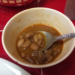 La Charreada Mexican Restaurant - The best charro beans.