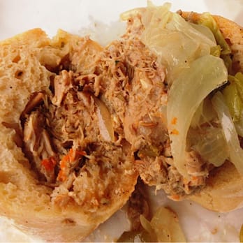 Salumi - porchetta sandwich with peppers and onions on giuseppe pocket bread. Worth the 20-30 minute wait? Yes. - Italian Near Me - Seattle, Washington Salumi - porchetta sandwich with peppers and onions on giuseppe pocket bread. Worth the 20-30 minute wait? Yes. - Italian Near Me - Seattle, Washington