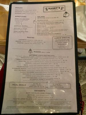 Menu photo 2 Harry's Pizzeria Miami Beach, FL Menu photo 2 Harry's Pizzeria Miami Beach, FL