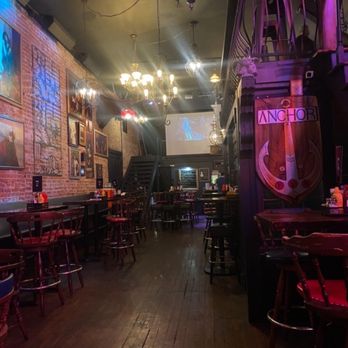 PTAnchor - a photo of a dimly lit bar - Pubs Near Me - Port Townsend, Washington