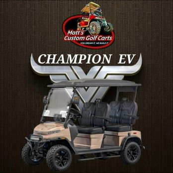 Matt's Custom Golf Carts - Authorized dealer for Champion EV Golf carts - Golf Cart Dealers Near Me - Stuart, Florida Matt's Custom Golf Carts - Authorized dealer for Champion EV Golf carts - Golf Cart Dealers Near Me - Stuart, Florida