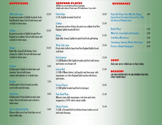 Menu photo 8 Mainely Seafood Punta Gorda, FL