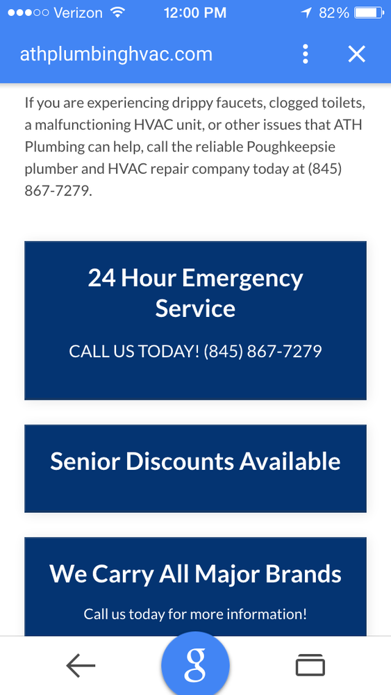 Slide of ATH Plumbing