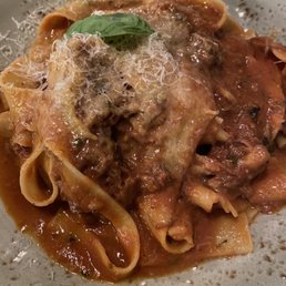 Homemade Pappardelle in Braised Lamb shoulder ragu. Homemade Pappardelle in Braised Lamb shoulder ragu.