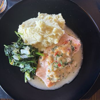 McCormick and Kuleto's - Dungeness Crab Stuffed Salmon - Seafood Near Me - San Francisco, California