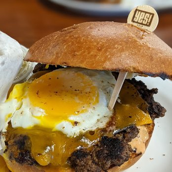 Yelp Elite Week: Stack Burger - Yelper Burger was rather dry. I love eggs and it added some moist factor to this sandwich. - Yelp Events Near Me - Buffalo, New York Yelp Elite Week: Stack Burger - Yelper Burger was rather dry. I love eggs and it added some moist factor to this sandwich. - Yelp Events Near Me - Buffalo, New York
