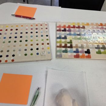 Kolorful Kiln - Glaze color choices. Choose as many as you like. Shows what it looks like with 1, 2 coats... - Paint-Your-Own Pottery Near Me - Peru, Indiana